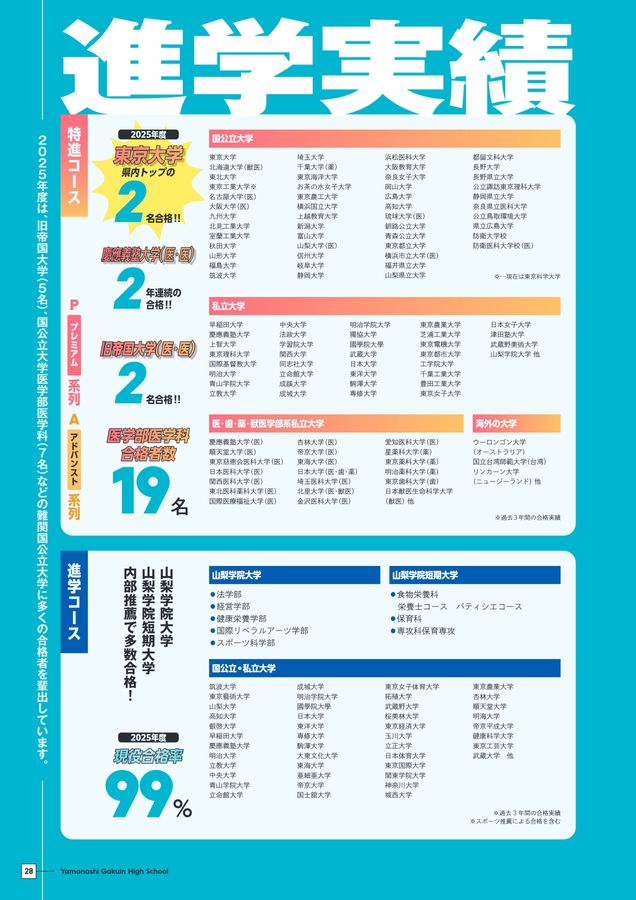 山梨学院デジタルブック::山梨学院高等学校スクールガイド